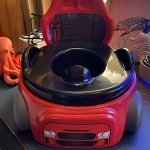 NEVER USED Potty Training Race Car Toilet